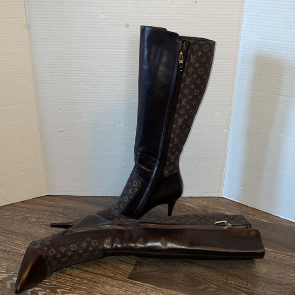 Louis Vuitton Adorable Hight Boot 8cm LV logo Size: 39 /8.5 - Picture 13 of 16